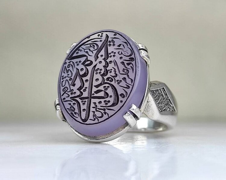 انگشتر عقیق یمنی سوسنی اصل