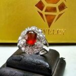 انگشتر نقره زنانه یاقوت قرمز اصل