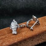 گوشواره زیبا و ظریف دخترانه طرح ماهی