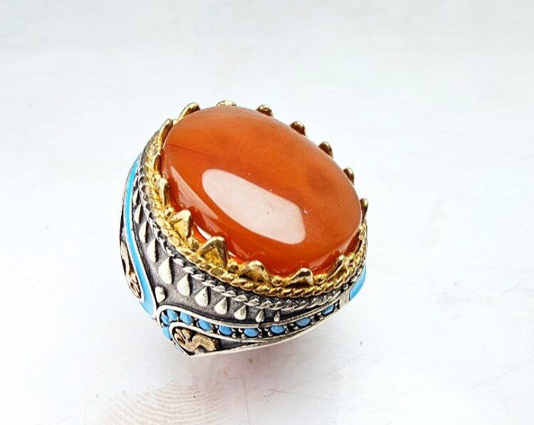 انگشتر نقره عقیق یمنی اصل