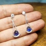گوشواره یاقوت کبود اصل