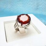 انگشتر نقره زنانه گارنت قرمز اصل