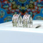 گوشواره جواهری چند نگین