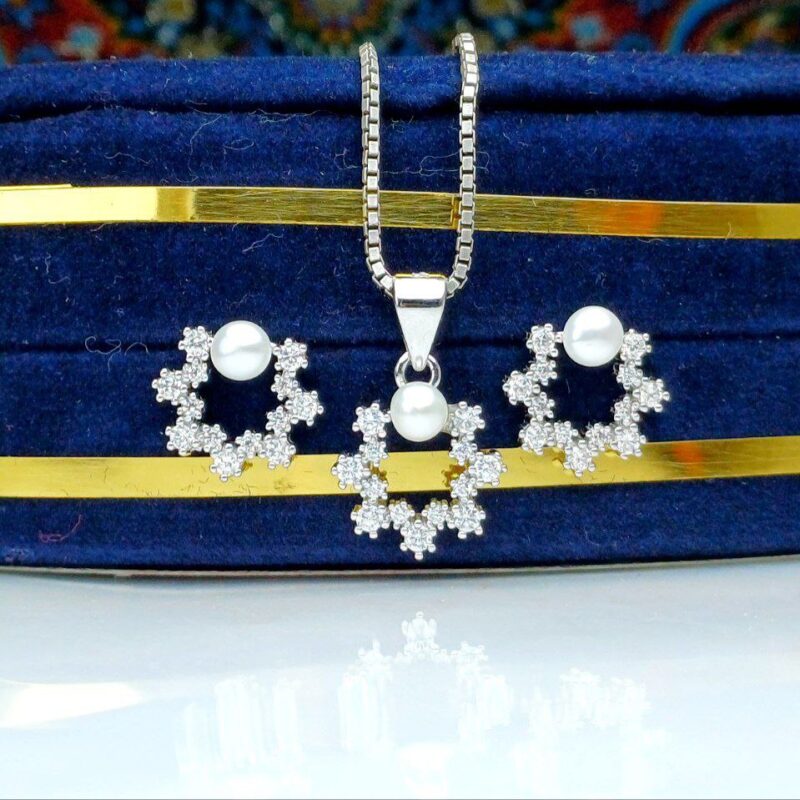 نیم ست مروارید پرورشی اصل