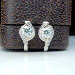 گوشواره موزانایت اصلی (الماس روسی)