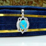مدال توگردنی فیروزه نیشابور اصلی