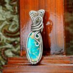 مدال توگردنی فیروزه نیشابور اصلی