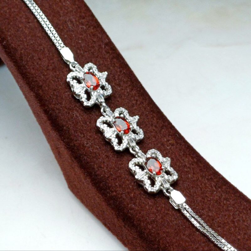 دستبند جواهری گارنت اصلی