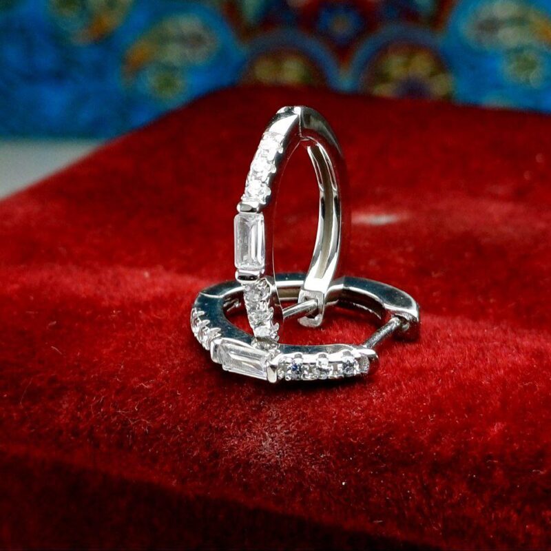 گوشواره جواهری حلقه ای