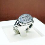 انگشتر نقره عقیق يمن کبود اصلی