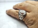 انگشتر نقره در نجف الماس تراش اصلی