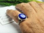 انگشتر نقره لاجورد افغانی اصل
