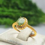 انگشتر نقره زنانه زمرد زامبیا اصلی