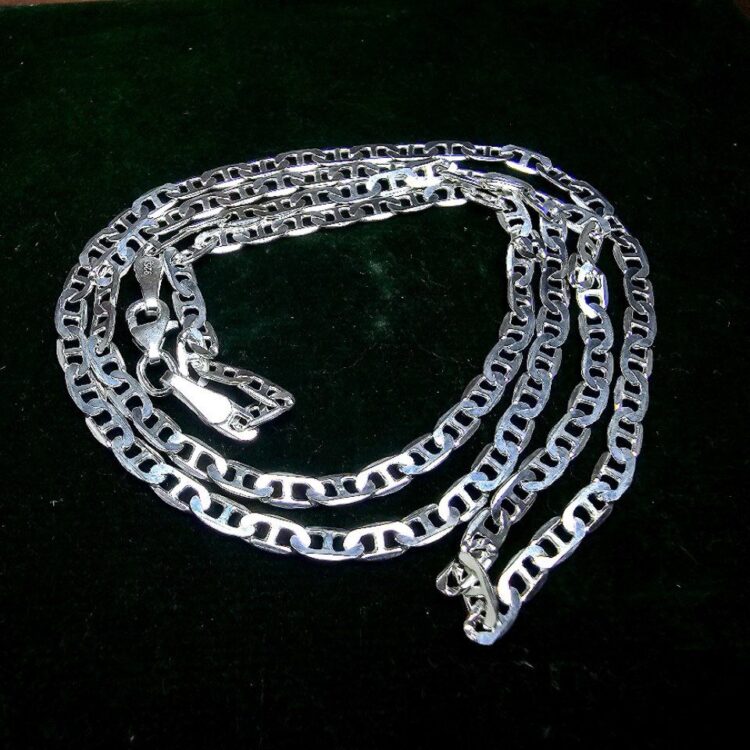 زنجیر نقره ترک طرح T