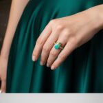 انگشتر نقره زنانه فیروزه نیشابور اصلی آبکاری طلایی