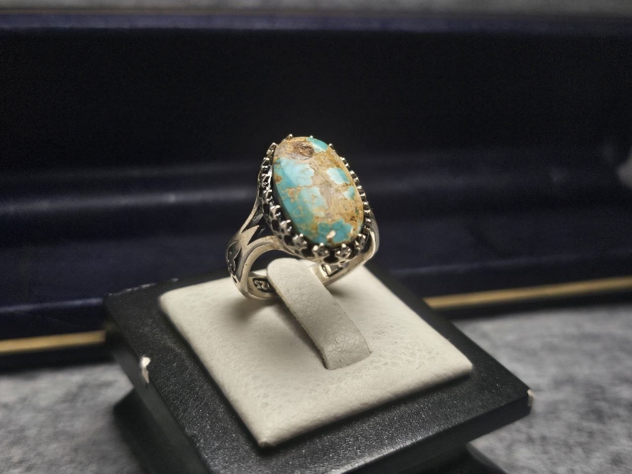 انگشتر نقره فیروزه نیشابور اصلی انگشتر نقره فیروزه نیشابور اصلی