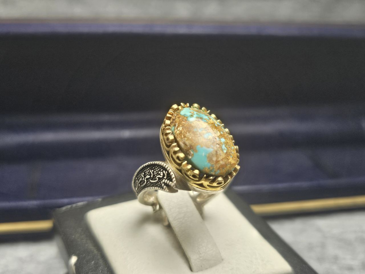 انگشتر نقره فیروزه نیشابور اصلی انگشتر نقره فیروزه نیشابور اصلی
