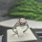 انگشتر نقره زنانه گارنت اصلی