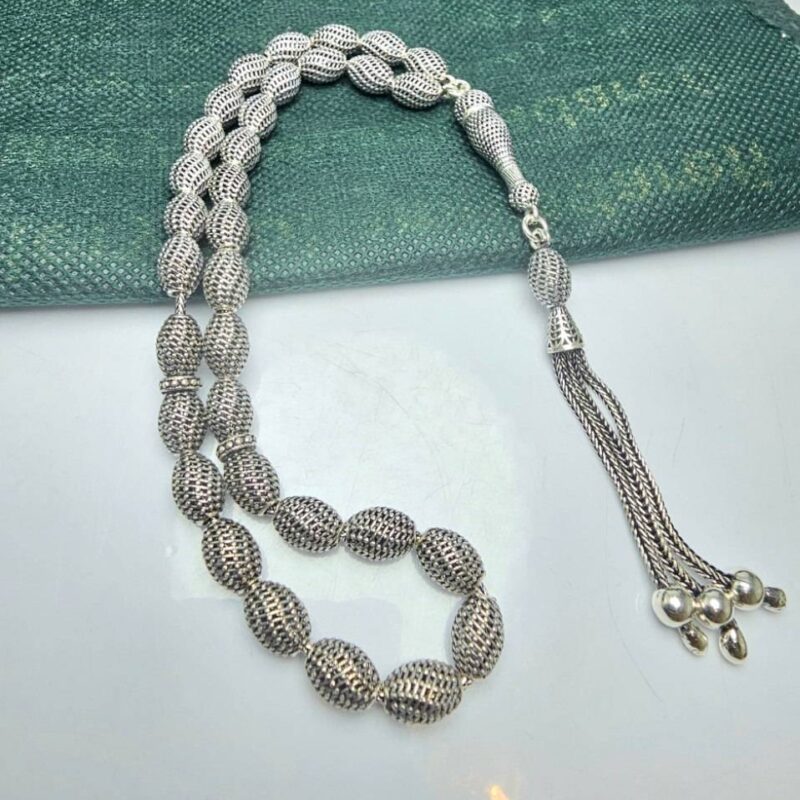 تسبیح نقره ترک