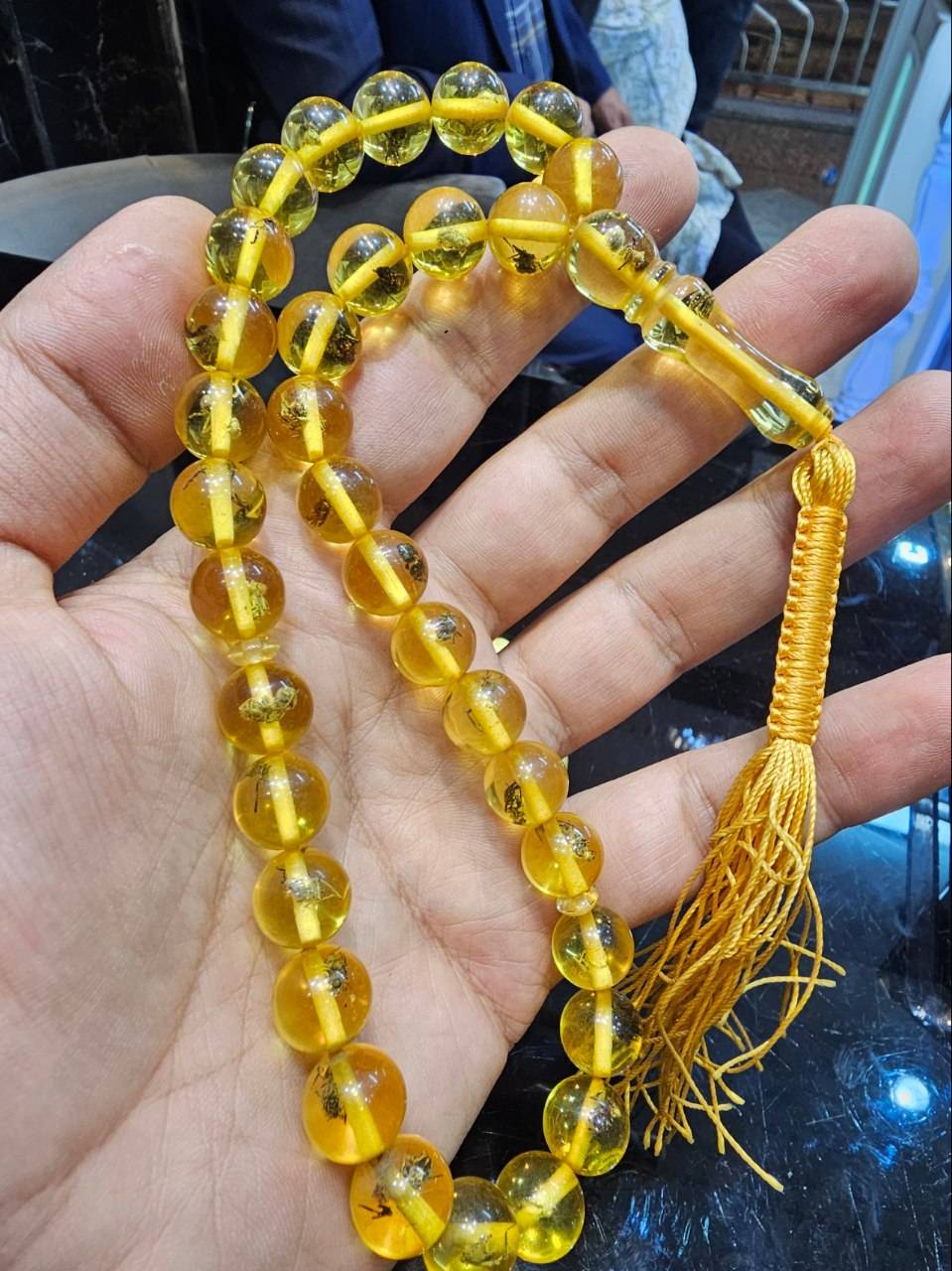 تسبیح کهربای لهستانی اصلی تسبیح کهربای لهستانی اصلی