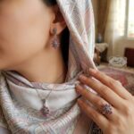 نیم‌ست نقره یاقوت قرمز اصلی