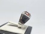انگشتر نقره گارنت قرمز اصلی