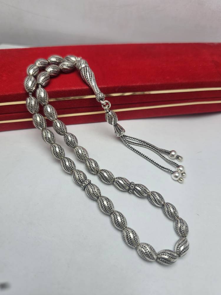 تسبیح نقره ترک تسبیح نقره ترک