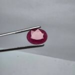 نگین یاقوت قرمز اصلی آفریقایی (برمه)