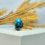 انگشتر نقره زنانه فیروزه نیشابور اصلی