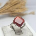 انگشتر نقره زنانه عقیق یمنی اصلی