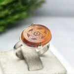 انگشتر نقره زنانه عقیق یمنی اصلی